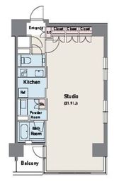 アジリア銀座J's 902 間取り図