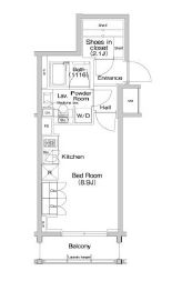 コンフォリア浅草橋 1201 間取り図