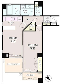 フェアステージ広尾 403 間取り図