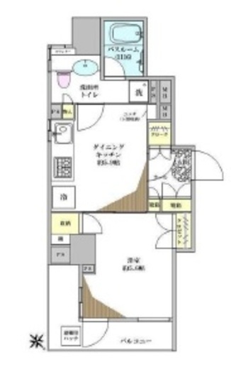 ジェイパーク渋谷イーストスクエア 3階 間取り図