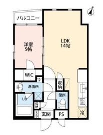 レガーロ渋谷本町 501 間取り図