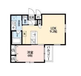 レガーロ渋谷本町 202 間取り図