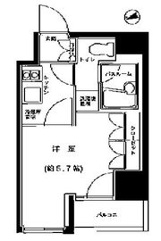 グランフォース五反田 7階 間取り図