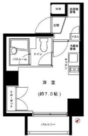 グランフォース五反田 10階 間取り図