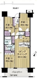 スターコート豊洲 9階 間取り図