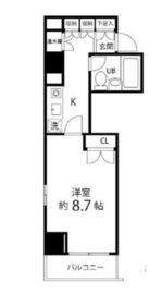 ハイリーフ芝大門 705 間取り図