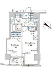 セレサ日本橋堀留町 603 間取り図