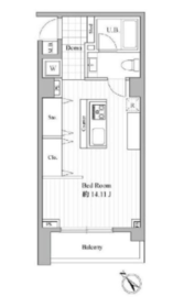 エルスタンザ赤坂 202 間取り図