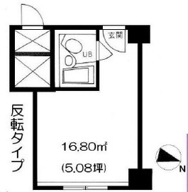 赤坂レジデンシャルホテル 6階 間取り図