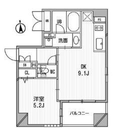 クリオ三田ラ・モード 1005 間取り図