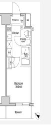 プラウドフラット森下 902 間取り図