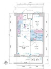 ジェノヴィア新宿グリーンヴェール 12階 間取り図