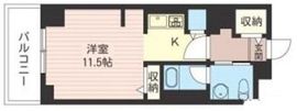 レジデンスシャルマン月島 405 間取り図