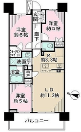 ザ・パークハウス中野弥生町テラス 8階 間取り図
