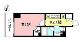 プライムメゾン初台 7F2 間取り図