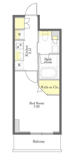 プライムメゾン初台 802 間取り図