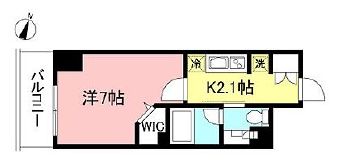 プライムメゾン初台 1102 間取り図
