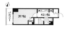 プライムメゾン初台 1302 間取り図