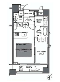 MFPRコート赤坂見附 905 間取り図