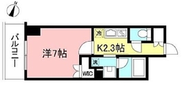 プライムメゾン初台 1104 間取り図