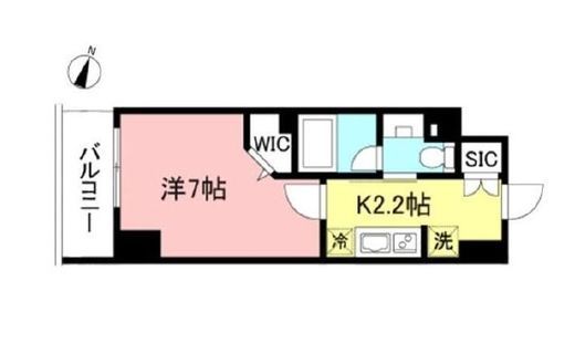 プライムメゾン初台 1105 間取り図