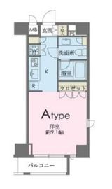 ドゥーエ南麻布 301 間取り図