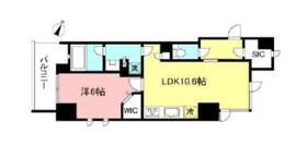 プライムメゾン初台 507 間取り図