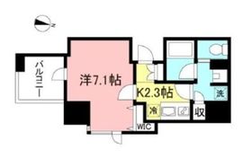 プライムメゾン初台 408 間取り図