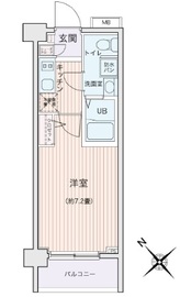 エコロジー都立大学レジデンス 106 間取り図