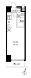 グレンパーク秋葉原イースト 301 間取り図