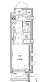 クレイシア祐天寺 3階 間取り図