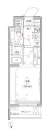 クレイシア祐天寺 2階 間取り図