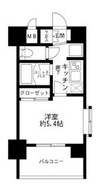 メインステージ南麻布4 11階 間取り図
