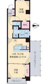 ビイルーム中野 301 間取り図