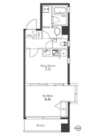 グレンパーク西麻布 503 間取り図