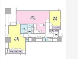 愛宕ビューアパートメント 1502 間取り図