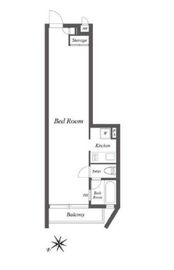 コートモデリア六本木 402 間取り図