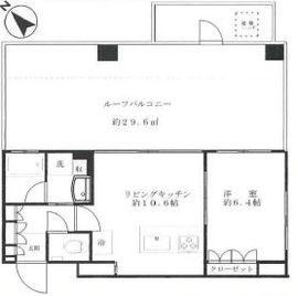 オープンレジデンシア南青山 6階 間取り図