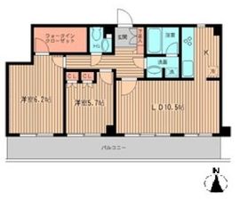 ガーデン目黒南 302 間取り図