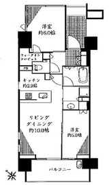 シティハウス南麻布一丁目 5階 間取り図