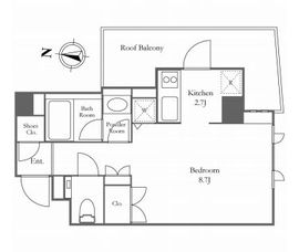 KDXレジデンス恵比寿 608 間取り図