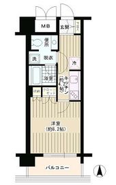 イーストコモンズ清澄白河パークフラッツ 3階 間取り図