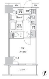 パークハビオ渋谷本町レジデンス 610 間取り図