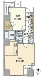 ワールドシティタワーズ キャピタルタワー 34階 間取り図