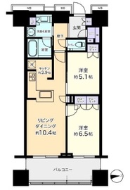 富久クロスコンフォートタワー(Tomihisa Cross)  3階 間取り図