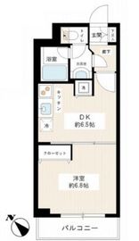 カスタリア新宿御苑 1302 間取り図
