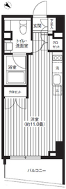 Ti-HIGASHIAZABU 205 間取り図