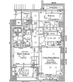 パークホームズ四谷三丁目 3階 間取り図