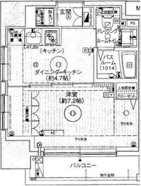 エステムプラザ飯田橋タワーレジデンス 401 間取り図