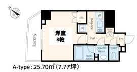 ボルト渋谷松濤レジデンス 2階 間取り図